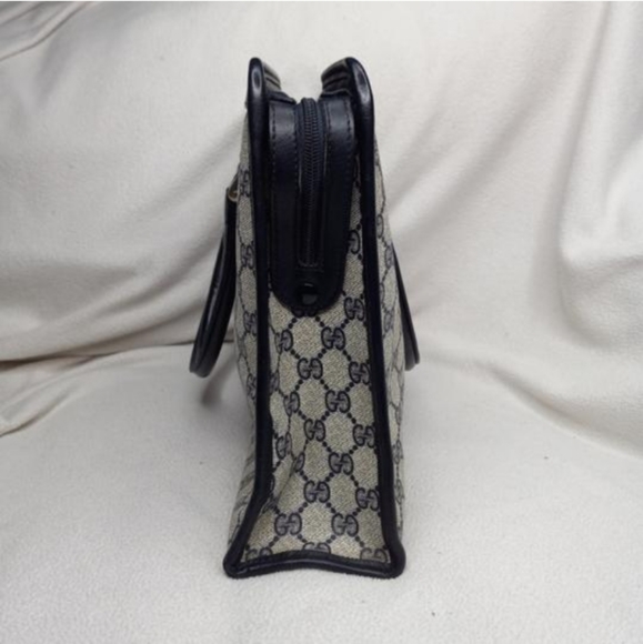 Authentic Vintage Gucci GG Monogram Supreme Sherry Web Ophidia Satchel - Picture 6 of 11